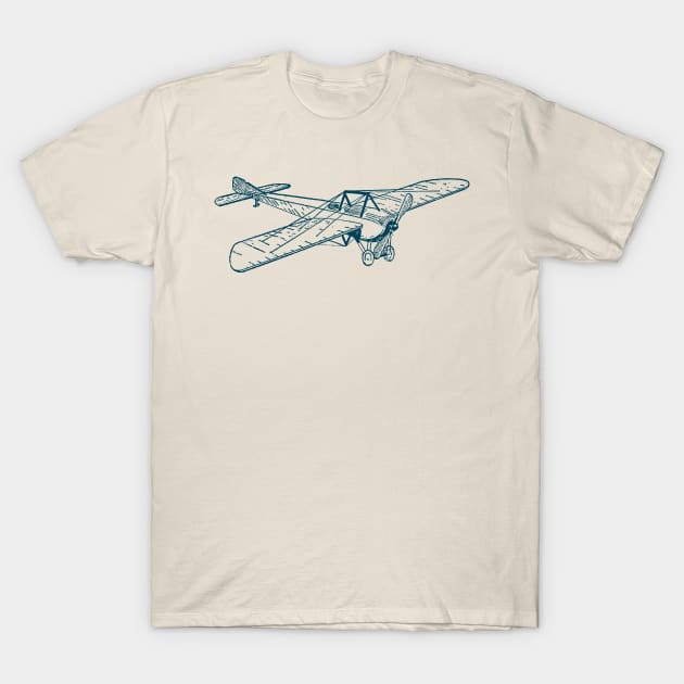 Historical plane sketch T-Shirt by UniqueDesignsCo